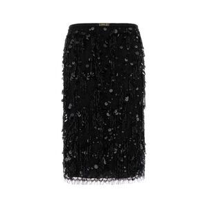 Gucci Women Black Lace Skirt